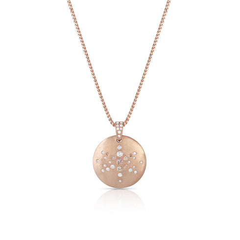 diamond butterfly fancy colors shield pendant necklace <span class='visuallyhidden'>Call, text 323-404-2959 for shopping help.</span>